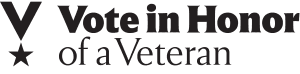 Vote in Honor of a Veteran logo